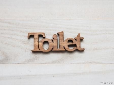 ウッドドアハンギングプレート Toilet