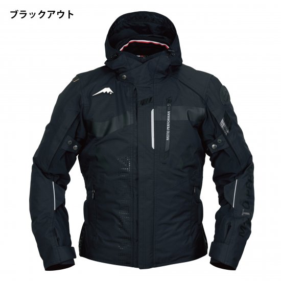 クシタニ カワサキ K-2815K アロフトフードジャケット ブラック/M防寒