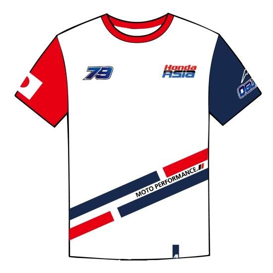 クシタニ チームアジア×小椋藍選手 応援シャツ Lサイズ 中古 ASIA