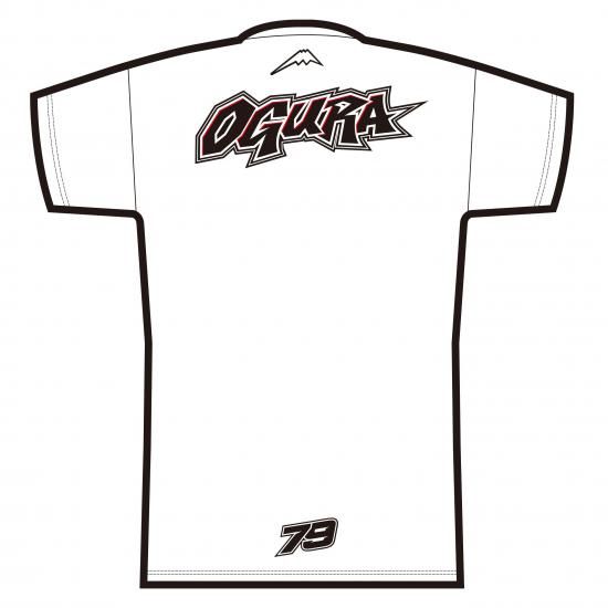 KUSHITANI製作　OGURA Tシャツ 79 水色　小椋藍くん　Lサイズ 79Tシャツ - バイク用品｜クシタニオンラインストア KUSHITANI