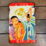 スティールサイン　”Aloha Hawaii"　MADE IN USA 《送料無料》