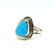 FUNNY NAVAJO/TURQUOISE RING 18̵