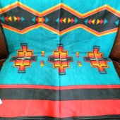 El Paso SADDLE BLANKETEl Paso Saddleblanket Fleece Lodge Blankets /E̵