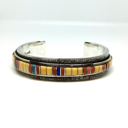 Navajo ナバホ Russell Sam Spiny Oyster バングル Russell Sam