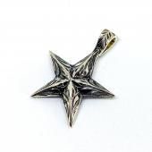 FUNNYHAND ENGRAVED STAR PENDANT̵