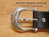 【FUNNY】Buckle　1-1/2 inch Cooper Round　 ファニー　バックル  ネコポスOK