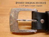 【FUNNY】Buckle　1-1/2 inch Cooper Square　 ファニー　バックル　ネコポスOK<img class='new_mark_img2' src='https://img.shop-pro.jp/img/new/icons50.gif' style='border:none;display:inline;margin:0px;padding:0px;width:auto;' />