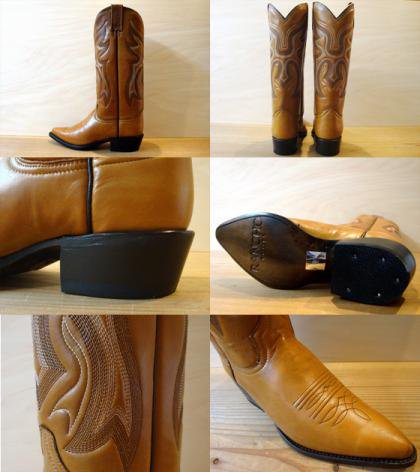 RANCHO】 Western Boots Lady's Capuchino/Capuchino ウエスタン