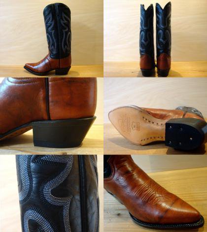 RANCHO】 Western Boots Lady's Negro/Cognac ウエスタンブーツ