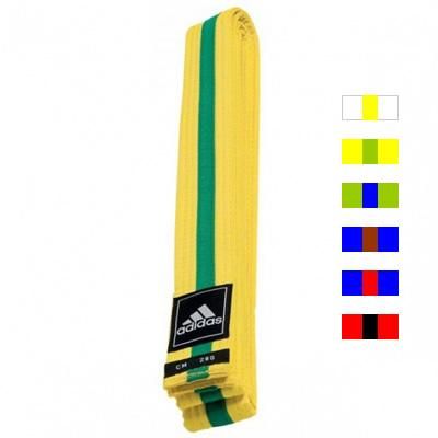 アディダス adidas テコンドー ストライプ 色帯（1重巻き