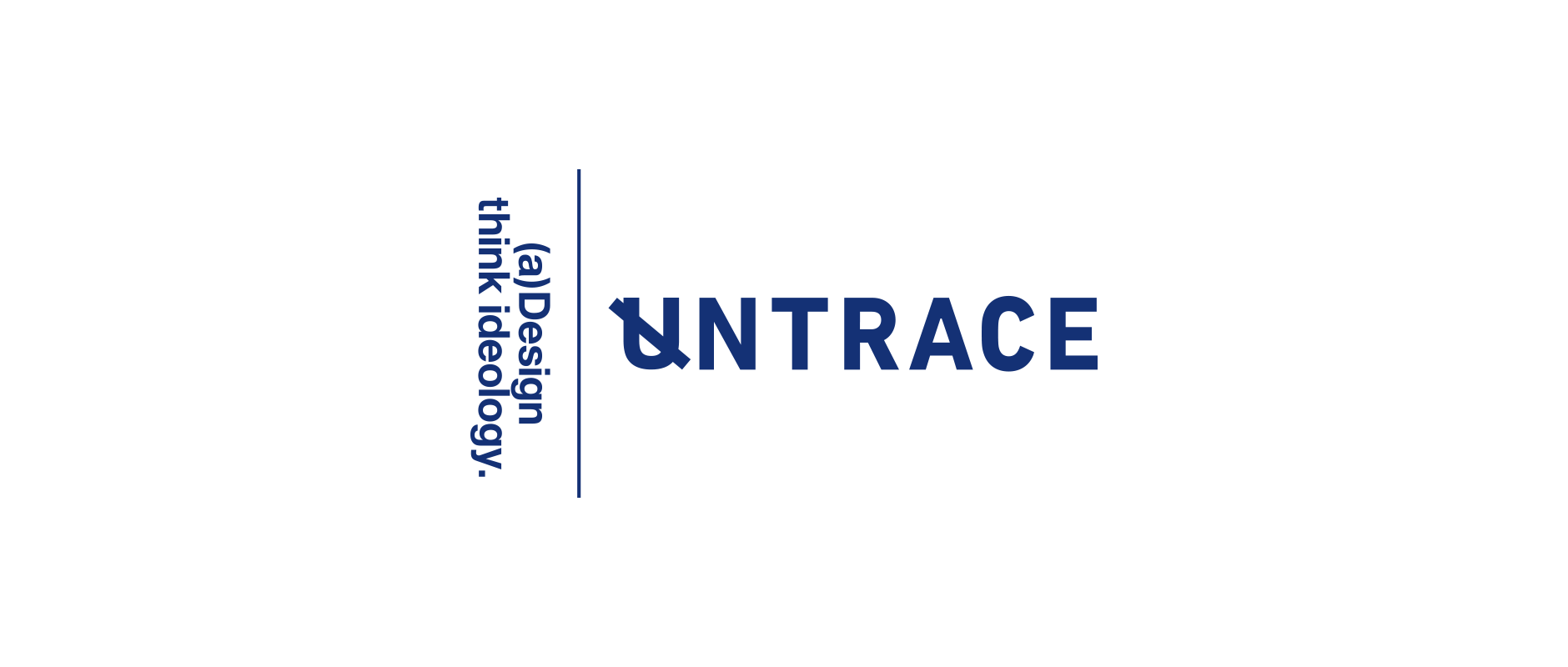 UNTRACE アントレースロゴ入りパーカー - トップス