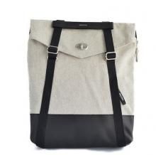 2way TOTERAW BLEND LEATHER CANVAS