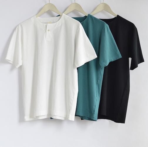 Jackman (ジャックマン）Henley neck T-Shirt JM5713 - float