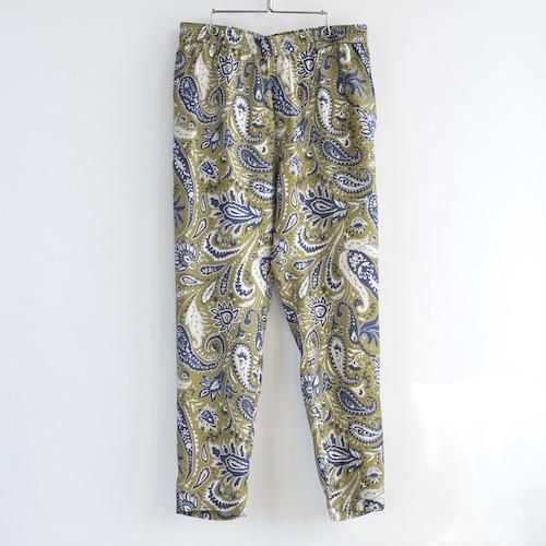 BANANATIME（バナナタイム）TAPERD2 PANT(UNISEX) JUMBO PAISLEY KHAKI