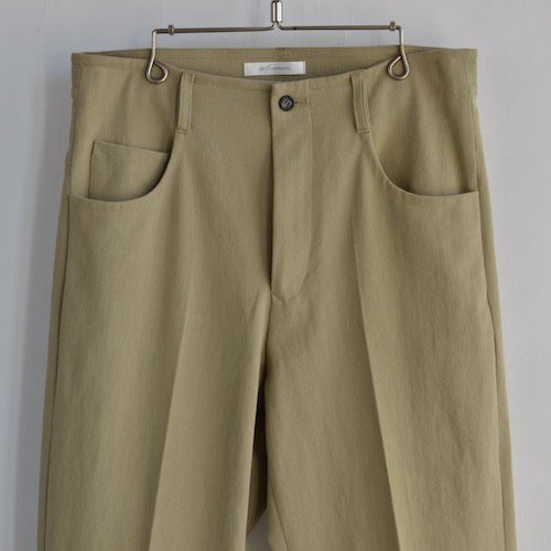 tilt the authentics (チルト ザ オーセンティクス)Strong Twist 5 Pocket Pants  PT03-Beige-floatGALLERY