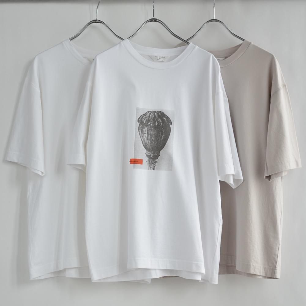 STILL BY HAND（スティル・バイ・ハンド) プリントTシャツ