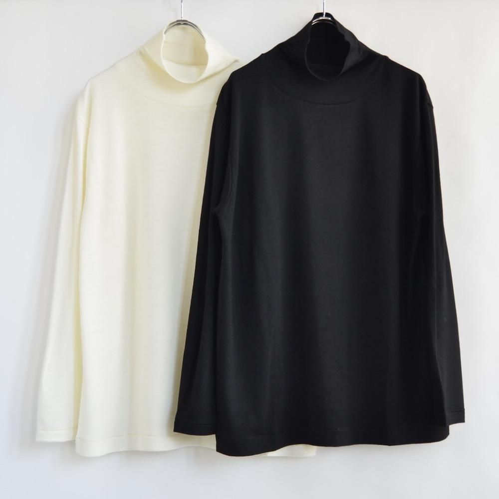 Fine Wool Jersey Roll NeckLCS-02