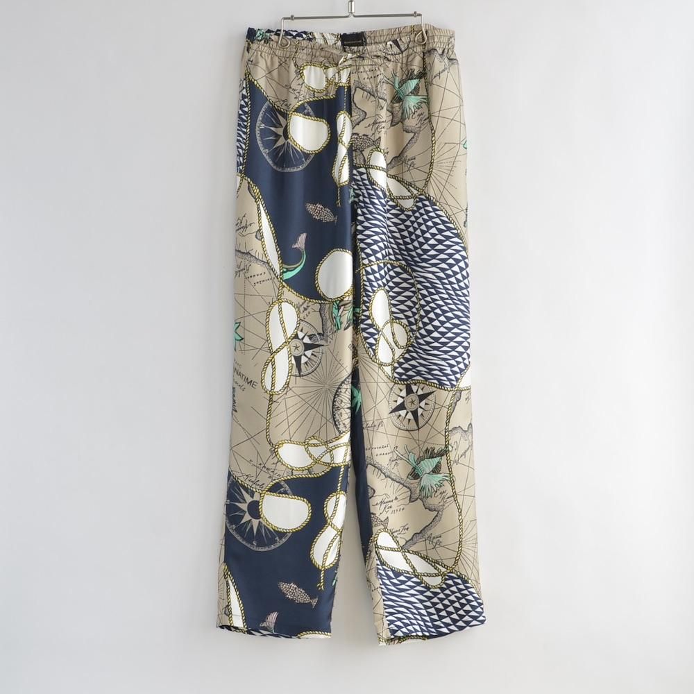 22ss 未使用 BANANATIME EASY PANT HAWAIITIME NAVY バナナタイム ...