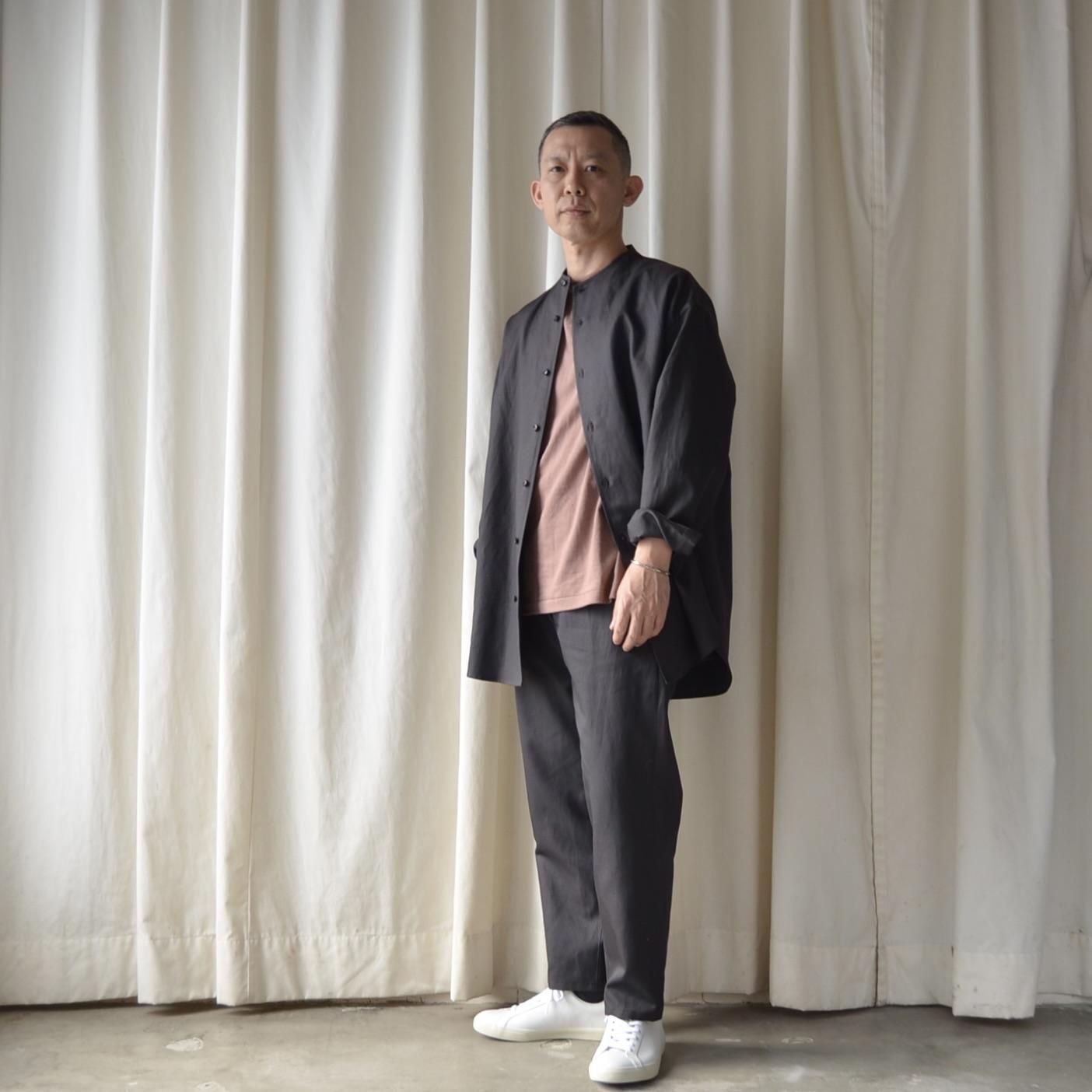 ストフ stof ヌーベルシノワシャツ ロングスリーブヌプシシャツ（ユニセックス） / L/S NUPTSE