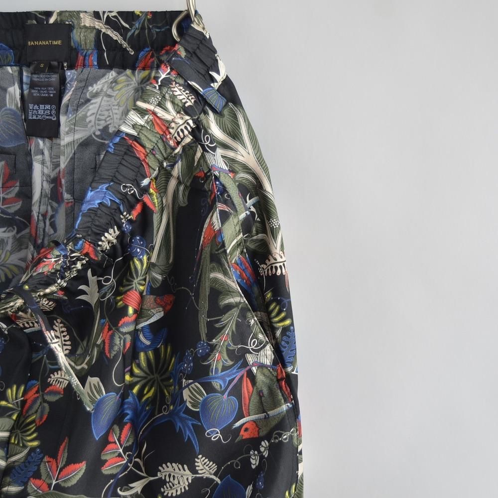 BANANATIME シルク100 TAPERED 2 PANT BASKET BANANATIME/バナナタイム】Tapered 2 Pant
