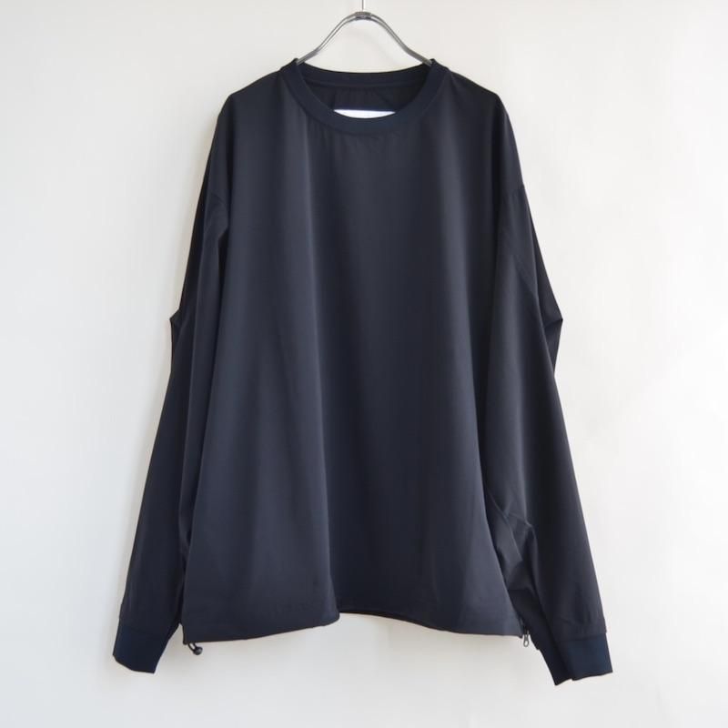 よろしくお願いいたしますUNTRACE BOX STRETCH SMOCK L/S BLACK AW23