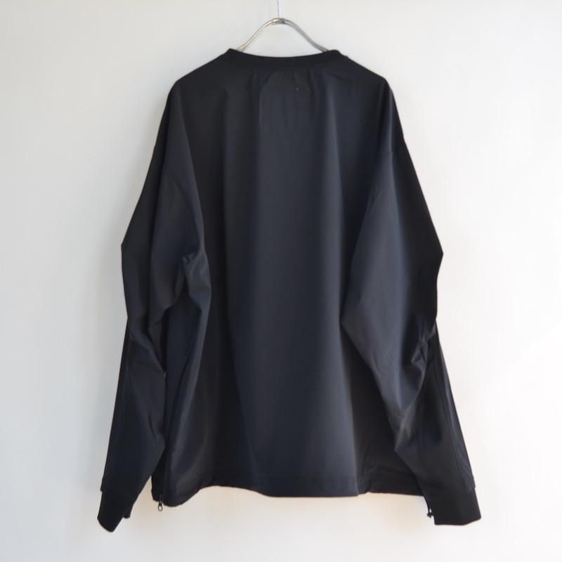 UNTRACE SMOCK L/S ブラック 2 アントレース S.F.C UNTRACE [ アントレース ] 24SS WATER REPELLENT 2W STRETCH
