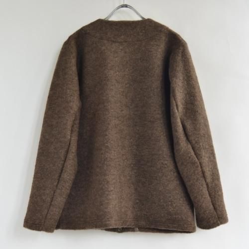 Jackman(ジャックマン）Wool Collarless Jacket JM8278ー 通販