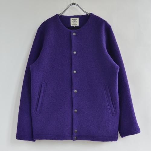 ジャックマン Wool Collarless Jacket Jackman Wool Collarless Jacket 『strato』