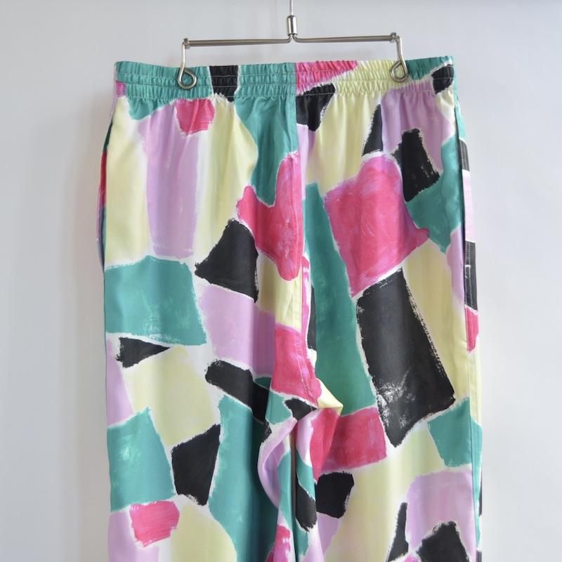 パンツ BANANATIME XS EASYPANT Paper Cuts Green BANANATIME XS EASYPANT Paper Cuts Green