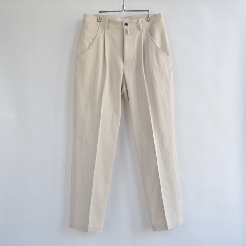 tilt the authentics (チルト ザ オーセンティクス)1 Pleats Hard Twist Chino Trousers  PT-01A -floatGALLERY