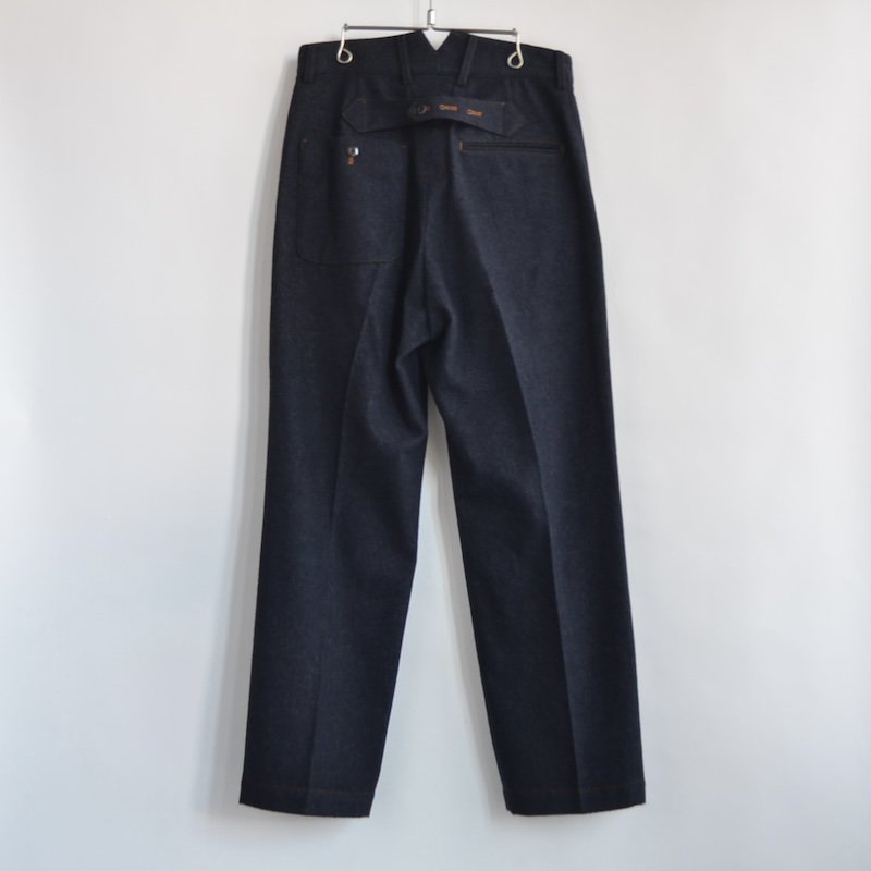 tilt the authentics (チルト ザ オーセンティクス)SCY Denim Flannel 2 Pleats Work  Trousers PT-02B -floatGALLERY