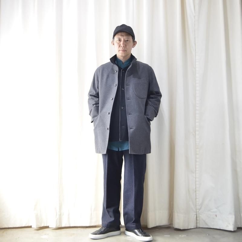 tilt the authentics (チルト ザ オーセンティクス)SCY Denim Flannel 2 Pleats Work  Trousers PT-02B -floatGALLERY