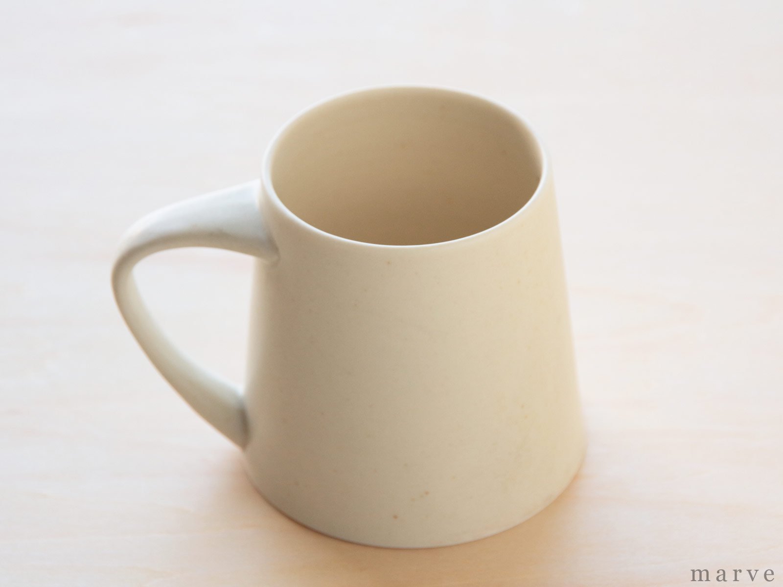 KANEAKI SAKAI POTTERY flat L mug（Ｌマグ）　アイボリー