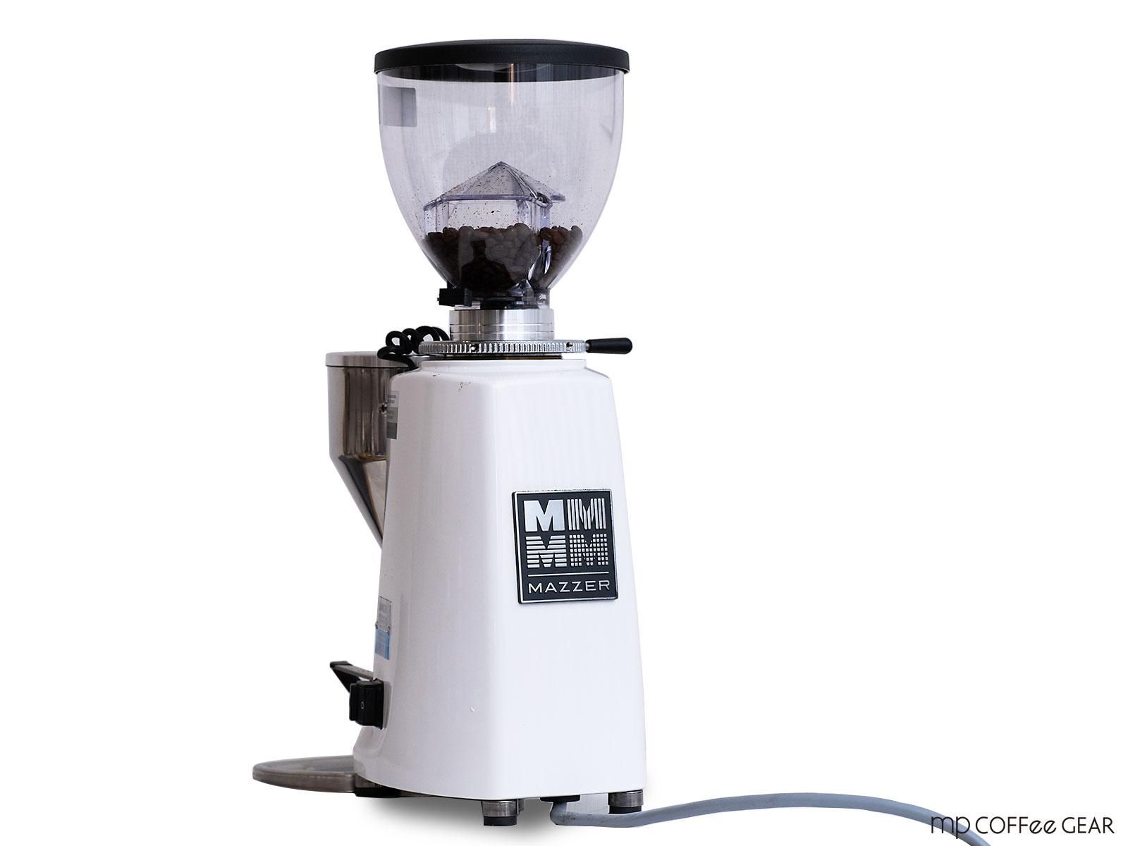 MAZZER(マッツァ)グラインダー MINI - ELECTRONIC(A) ホワイト - marve (マーヴェ) ナチュラルモダン雑貨 通販 キッチン テーブルウェア インテリア