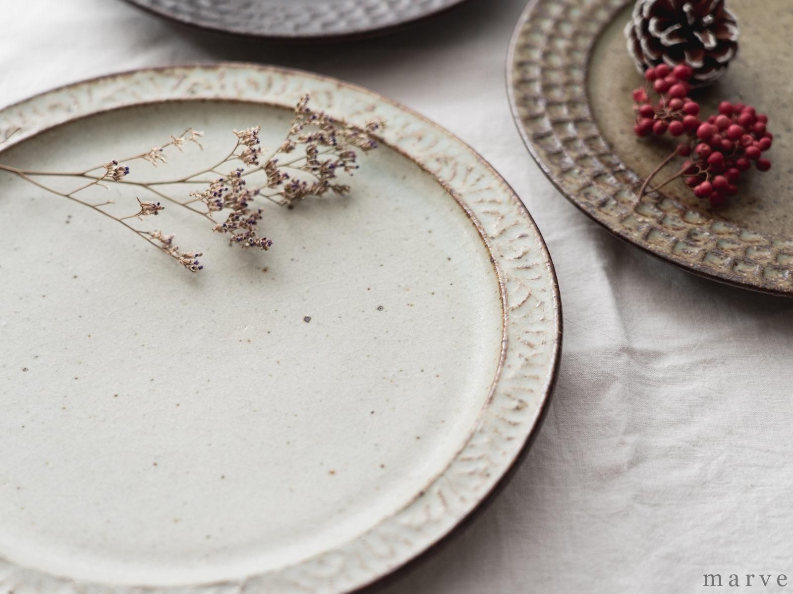 伊藤豊 波紋 6.5寸皿 - marve (マーヴェ) ナチュラルモダン雑貨 通販