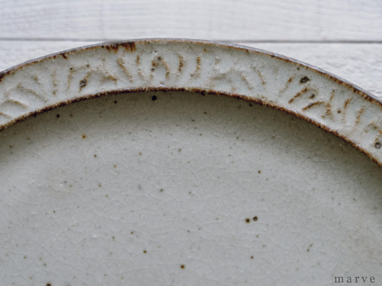 伊藤豊 波紋 6.5寸皿 - marve (マーヴェ) ナチュラルモダン雑貨 通販