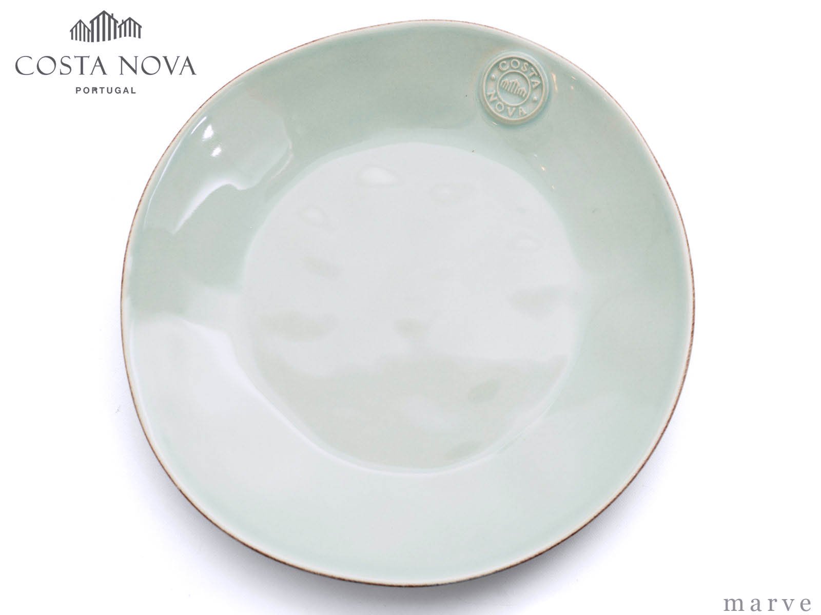 COSTA NOVA(コスタ・ノバ)　ノバ　ディナープレート　ターコイズ - marve (マーヴェ)　ナチュラルモダン雑貨　通販　キッチン  テーブルウェア インテリア
