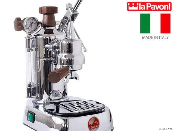 la Pavoni ラ・パボーニ　”PROFESSIONAL” PLH　ウッドレバーグリップ　エスプレッソマシン - marve (マーヴェ)　 ナチュラルモダン雑貨　通販　キッチン テーブルウェア インテリア