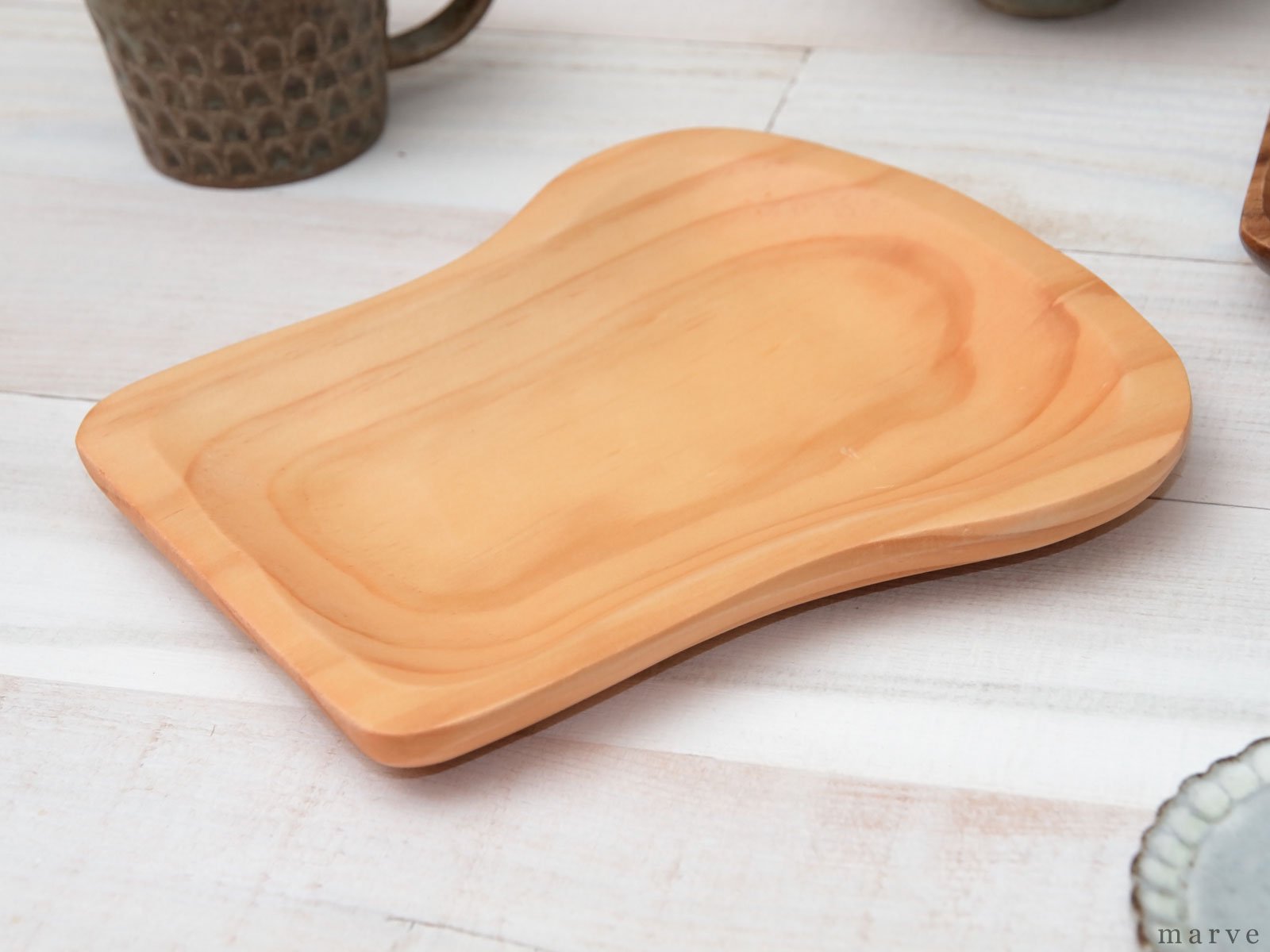 木の器 パイン材　食パントレイ　PAN MAISON WOOD BREAD TRAY