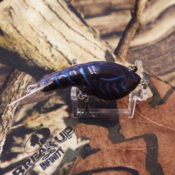 PH Custom Lures Lowen's Cyber Craw # Midnight Mudbug - バスプロ