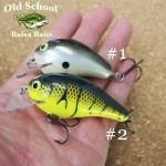 Old School balsa Baits Square Bill Crankbait