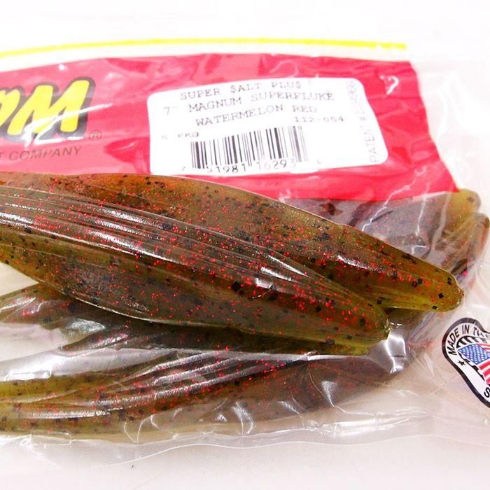 ZBC ズームワーム MAGNUM SUPER FLUKE #112-054 WATERMELON RED