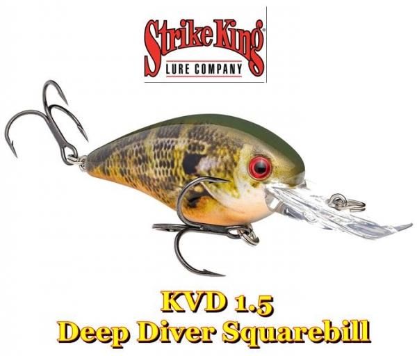 Strike King Kvd Square 1.5 Green Gizzard Shad – Hammonds Fishing