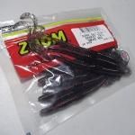 ZBC ズームワーム シェイキーテール #038-119 Smoke Red