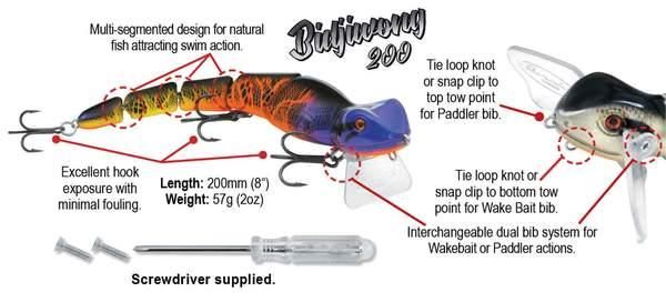 30% オフ!! Barambah Lures Bidjiwong 200 / バランバルアーズ