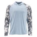 US直輸入!シムス ソーラーフレックスフーディー Hex Flo Camo Grey Blue Mサイズ