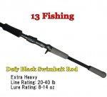 13 Fishing Defy Black スイムベイトロッド　8フィート Extra Hvy  8-14oz