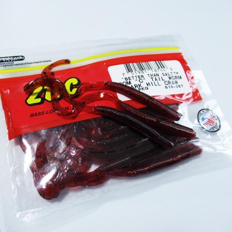 Zbc ズームワーム C Tail Worm カーリーテールワーム 010 367 Clark Hill Craw バスプロショップ ナイル