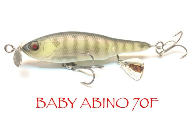 Nishine Lure Works Baby Abino70F/ベビーアビノー 70F フローティング　