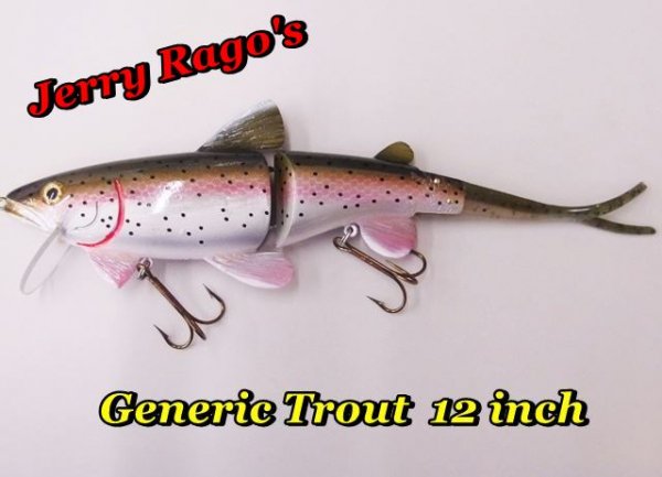 廃版モデル！Jerry Rago's GENERIC TROUT HARDBAIT 12 inch #ライト